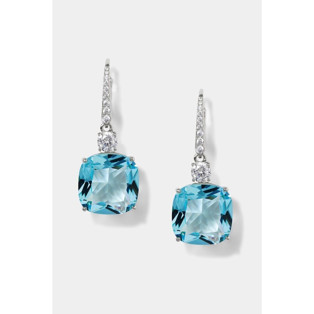 Nadri - MACARON AQUA DROP EARRINGS